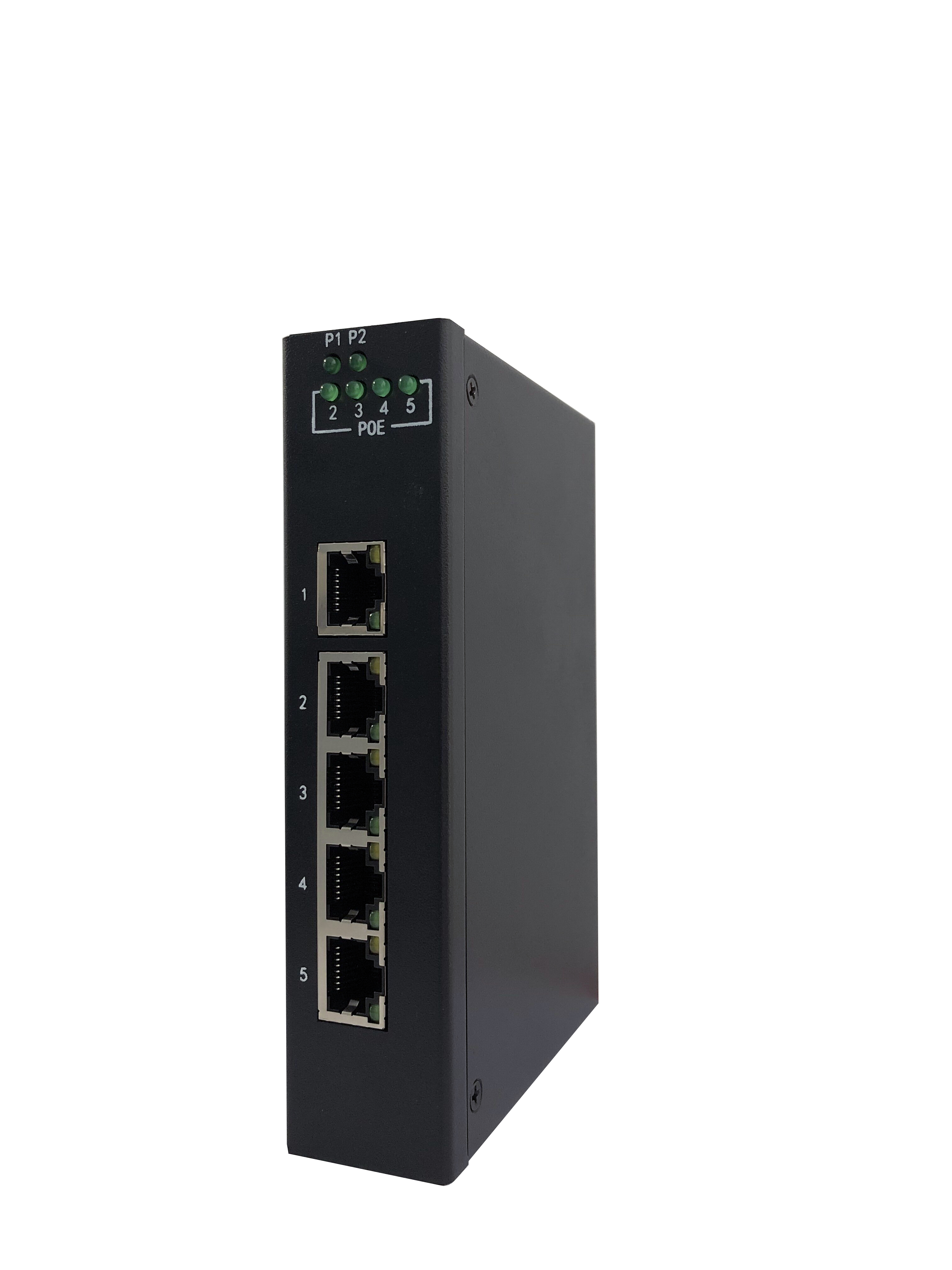 Industrial-grade 100Mbps unmanaged DIN rail PoE industrial Ethernet switch