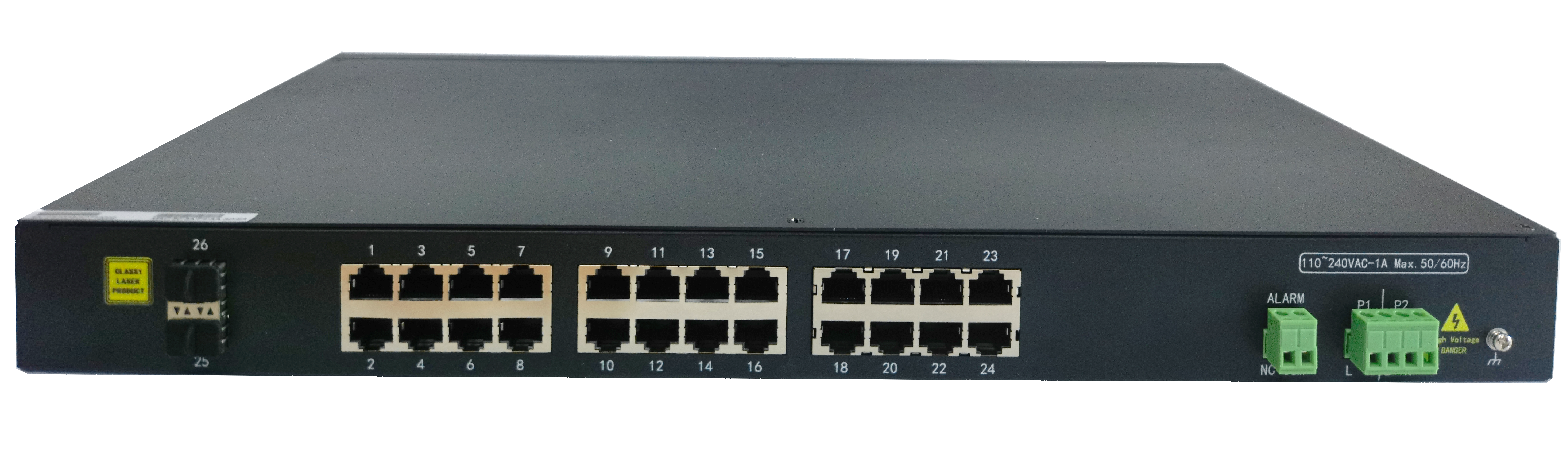 工业级全千兆管理型机架式二层工业以太网交换机