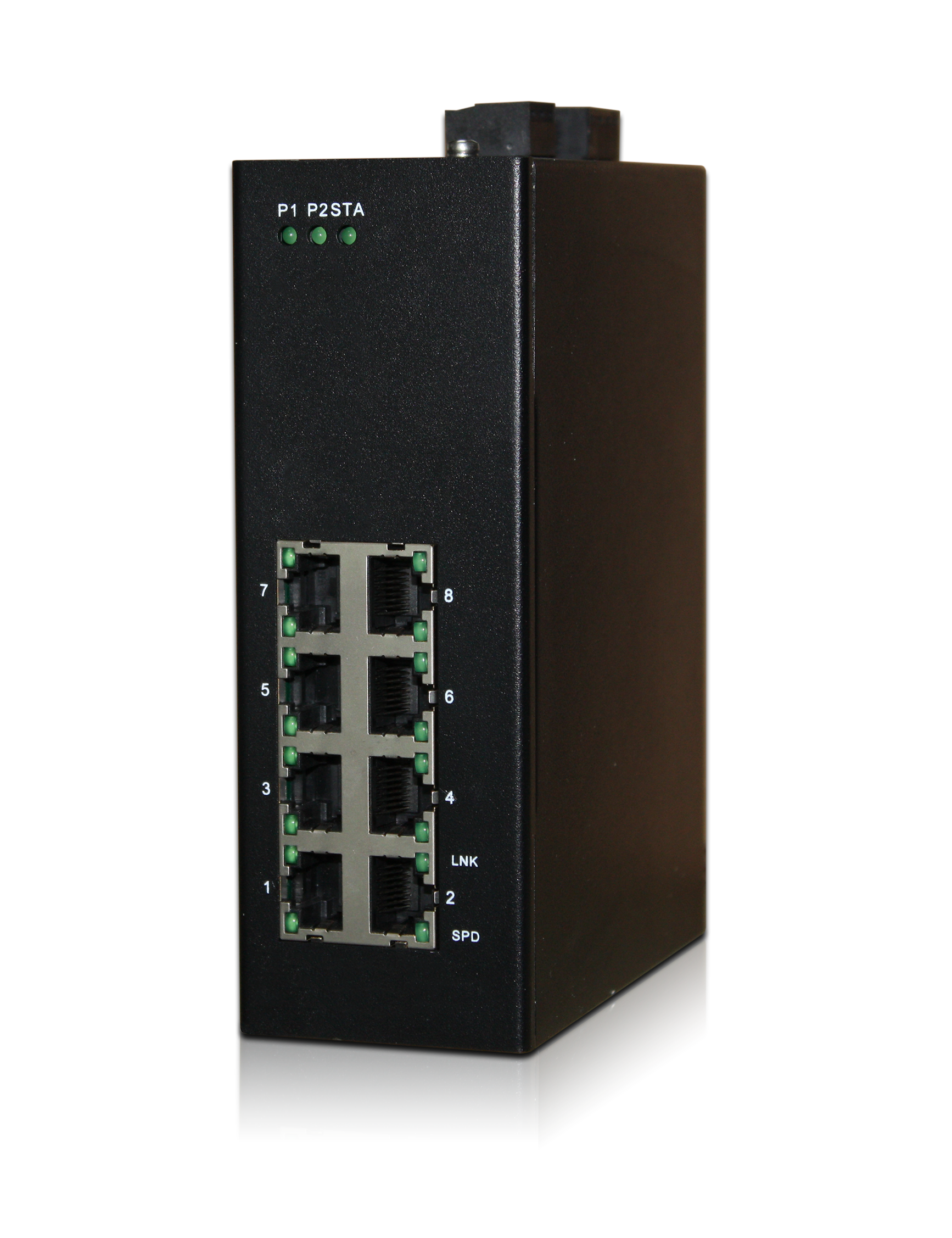 工业级全千兆管理型导轨式工业以太网交换机