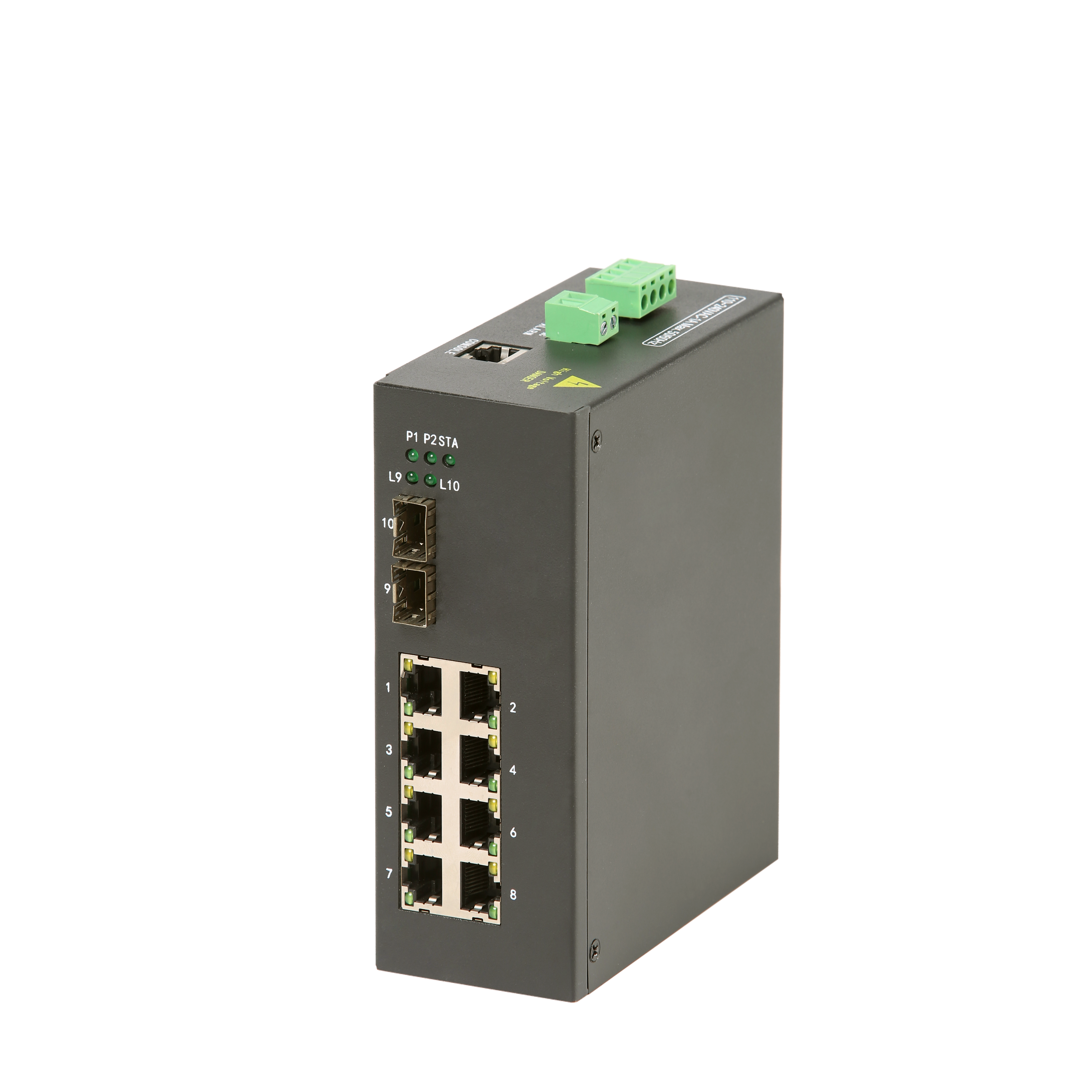 工业级全千兆管理型导轨式工业以太网交换机