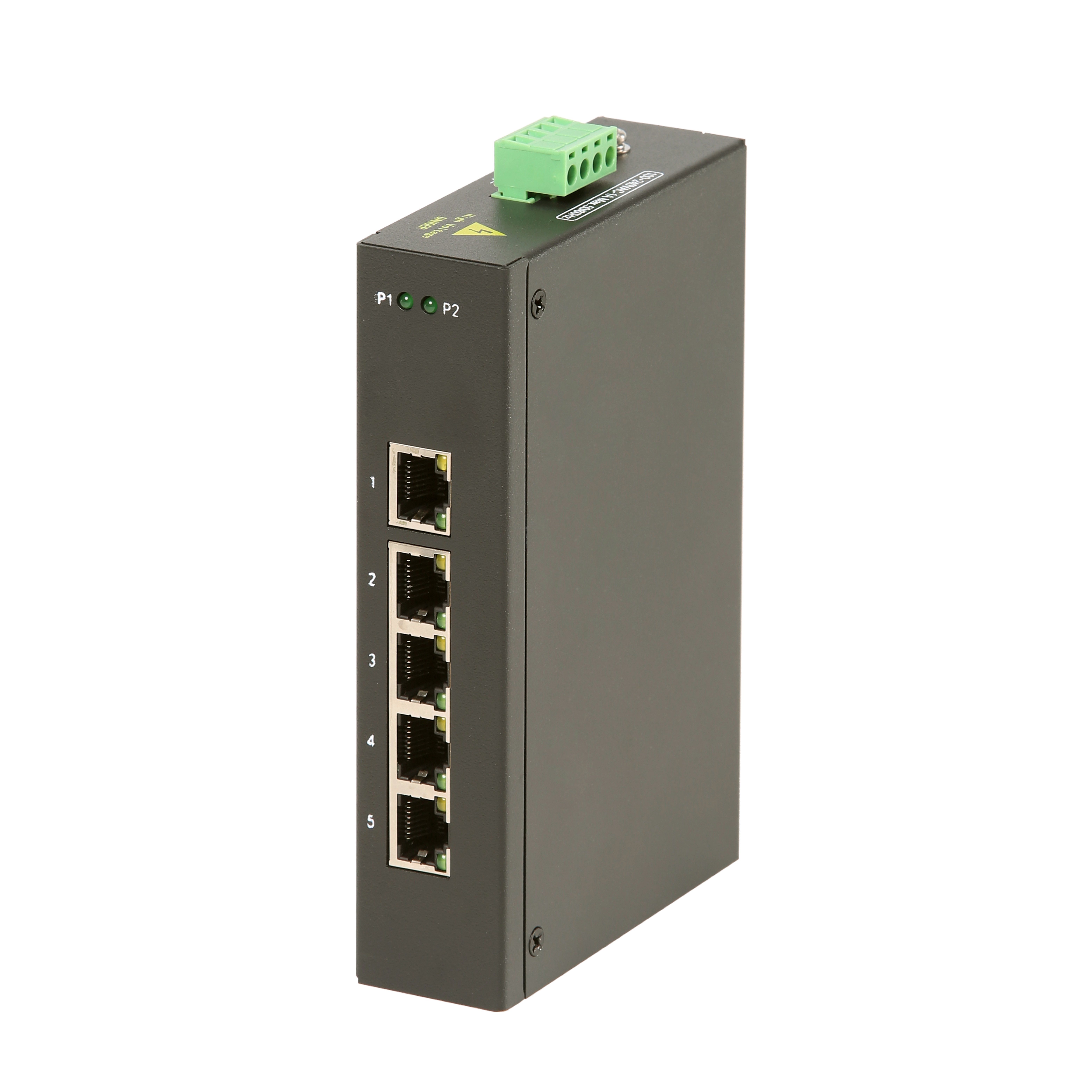 Industrial-grade 100Mbps unmanaged DIN rail industrial Ethernet switch