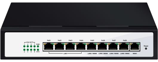 Enterprise-grade PoE router AC all-in-one machine